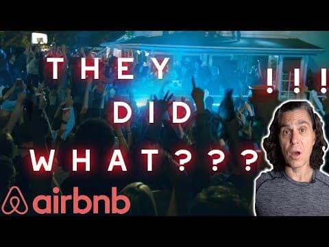 GUEST DESTROYED HIS AIRBNB!! (my advice)