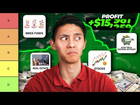 The BEST Ways to Invest and make MONEY! (Tier List)