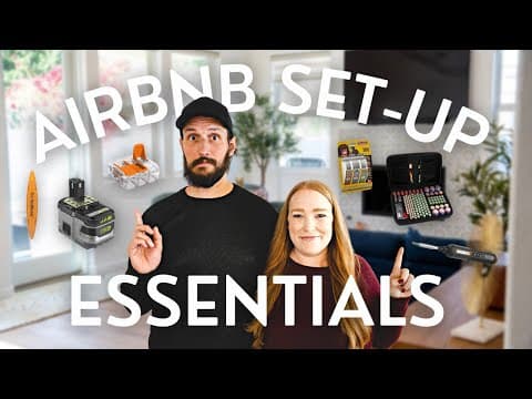 Setting Up Your Airbnb: The ESSENTIAL Tools You Didn't Know You Need