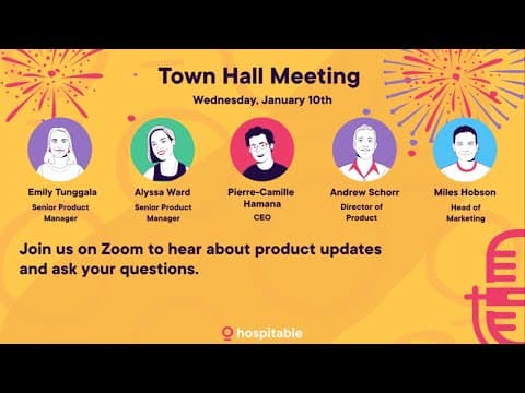 Hospitable Town Hall, January 10th, 2024