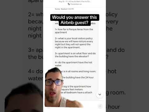 Every question is answered in the Airbnb listing..