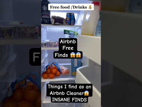 Things I find as an Airbnb Cleaner 😱😭#airbnbfinds #airbnbhost #airbnbcleaning  #airbnbguest #free