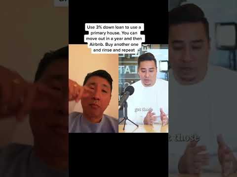 Use 3% down loans to build your Airbnb portfolio