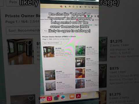 Tips to find properties that actually allow airbnb! Part 1! #airbnbarbitrage #shorts