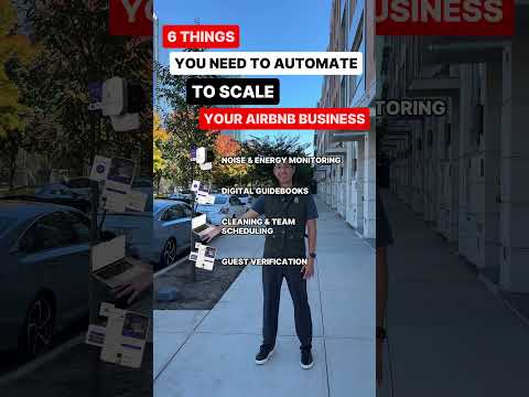 Automation is the key to scaling your #airbnbbusiness. Read the description for a freebie 👇