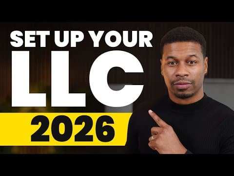 How To Set Up An LLC Step-By-Step For FREE in 2026