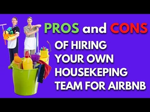 PROS AND CONS Of Hiring Your Own Housekeeping Team For Your Airbnb | The STRR Podcast #45