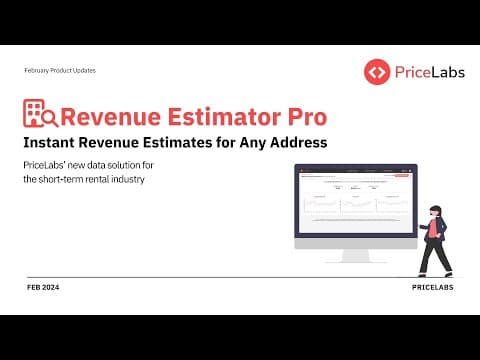 PriceLabs Revenue Estimator Pro: Webinar Replay