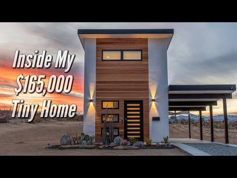 Inside My $165,000 Tiny Home In Joshua Tree, California | Hop in and Tour the Casita Conejo Harebnb!