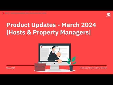 March 2024: Product Update Webinar: For Hosts & Property Managers