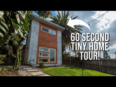 Tour my $72K Tiny Home in 60s #Shorts