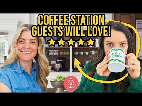 Your Guide to a 5-Star Airbnb Coffee Station (what you need and what to ditch!)
