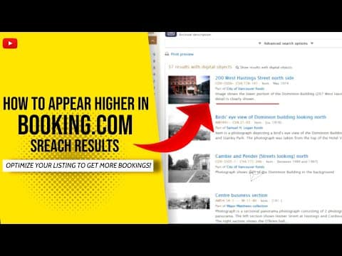 How to get more bookings by optimizing your Booking.com listing and improving your ranking