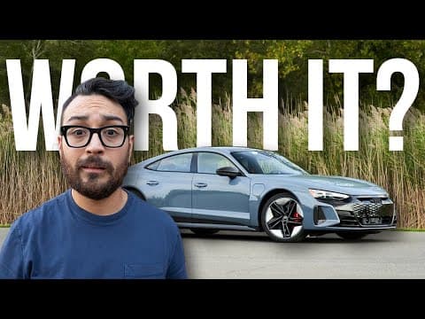 I tried the Audi e-tron GT…is it worth $134,000?