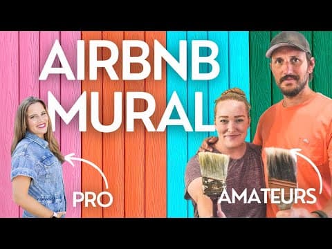 Should you DIY a mural at your Airbnb? Tips from a PRO
