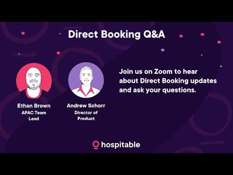 Direct Booking Q&A, July 4, 2023