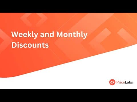 Weekly and Monthly Discounts