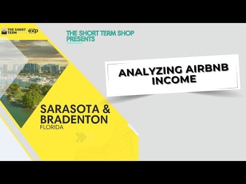 Analyzing Airbnb Income In Sarasota & Bradenton, Florida