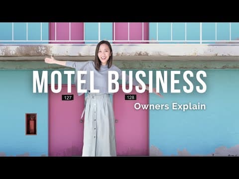 Owners Explain: How does the motel business work? Buying, operations, pros/cons, vs Airbnb
