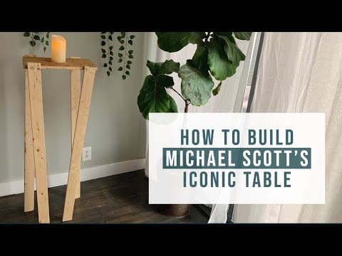 How to Make Michael Scott's Nordic Cherry Table from the "Dinner Party" Episode of The Office