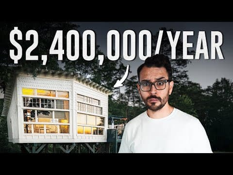 They turned a $55,000 treehouse into a $30,000,000 EMPIRE