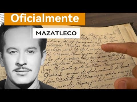 Encontramos el ACTA de NACIMIENTO original de Pedro Infante