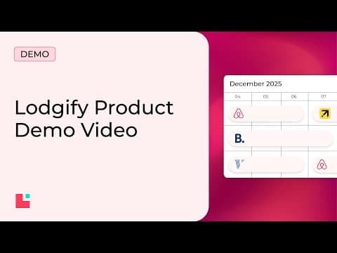 Lodgify Live Demo: Cyber Monday 2025 (12/3)