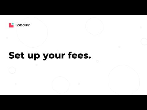 RENTAL SETUP - Set up your fees