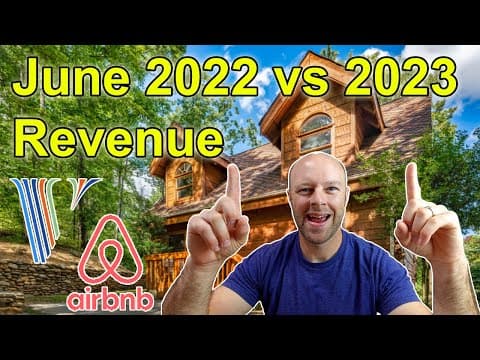 My June 2022 vs 2023 Airbnb and VRBO revenue compared! Am I losing money?
