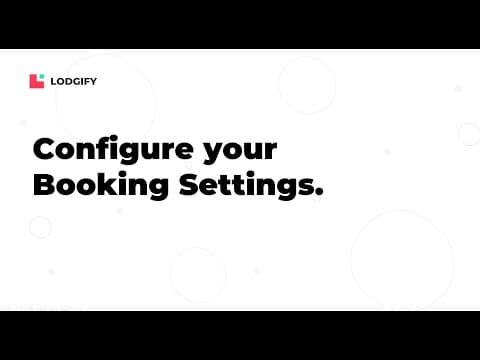 RENTAL SETUP - Configure your booking settings.
