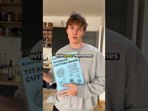 Just got a titanium cutting board for my business partner