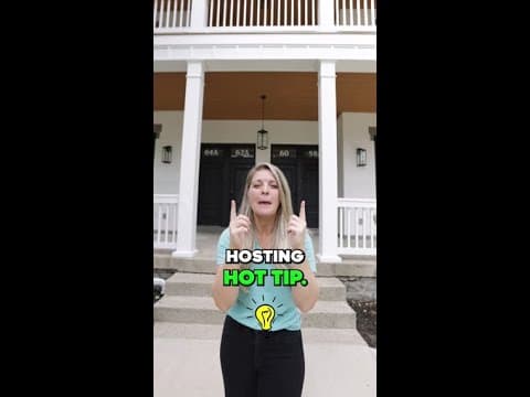 Airbnb Night Time Check-In - Hosting Hot Tip!