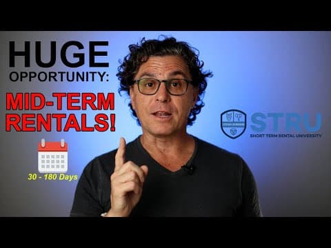 Airbnb Hosts: Mid Term (30 days or more) rentals are 🔥