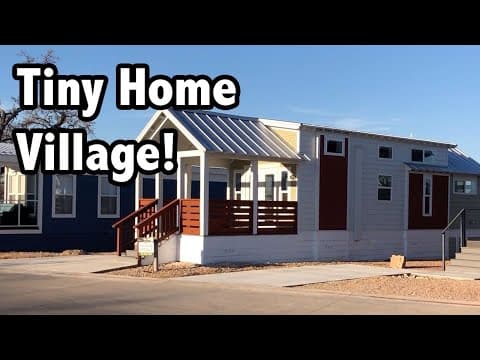 Austin's Tiny Home Village Tour!