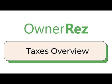 Taxes Overview