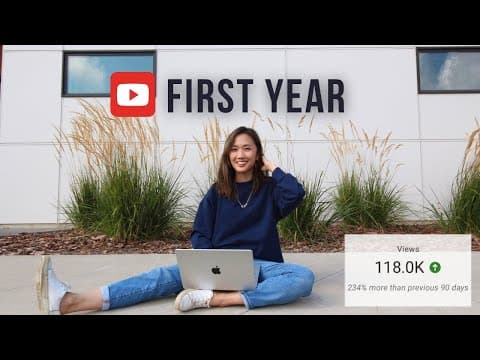 what I wish I knew before starting | 1 year on youtube