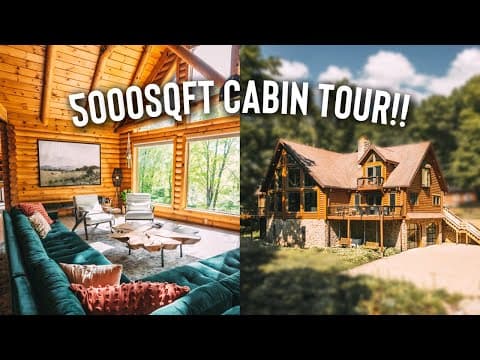 Epic Luxury Cabin That Sleeps 22! Touring The Hillside Cabin!