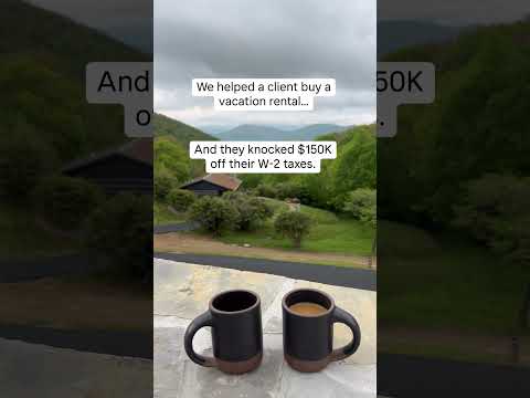 One of our clients came to us after hearing about the short term rental tax loophole.