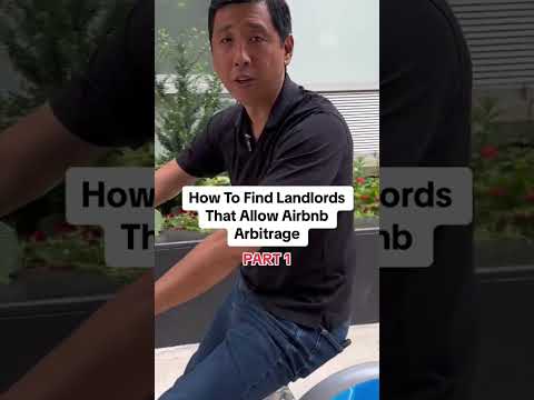 How to find landlords that allow airbnb arbitrage part 1 #airbnbarbitrage #rentalarbitrage #shorts