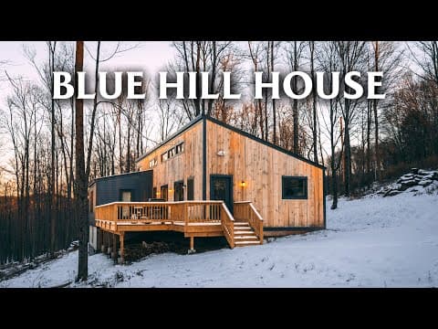 Perfect Cabin w/Open Floorpan // Blue Hill House Airbnb Tour!