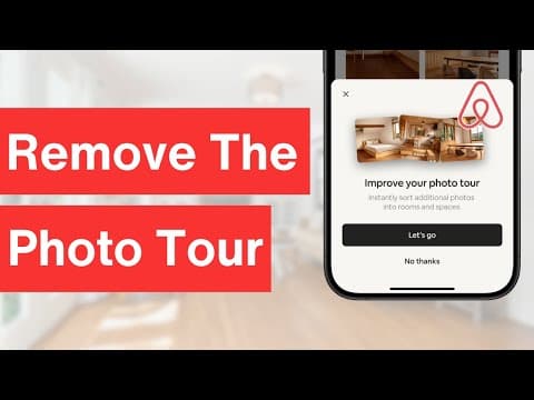 How To Remove Your Airbnb Photo Tour w/o deleting photos