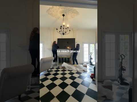 Day 23 of transforming the castle into a short term rental and wedding venue #uniquestays #airbnb