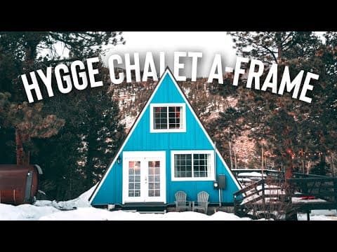 HYGGE CHALET AIRBNB TOUR! | A-Frame Cabin Full Tour! (Nashville Tornado Donation Video)