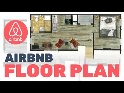 Clarifying The Custom Hand-Drawn Floor Plan For Your Airbnb Listing