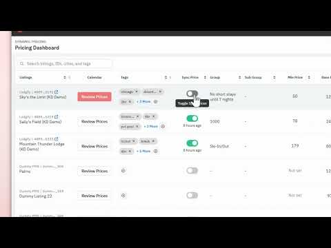 How to stop syncing listings?
