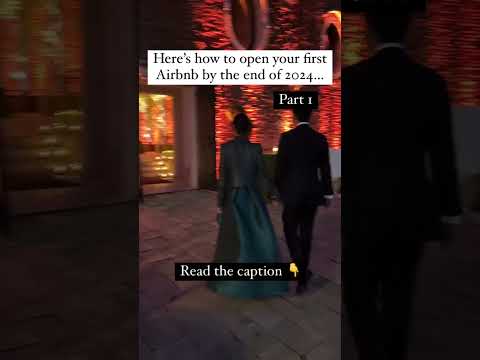 Here’s how to open your first Airbnb unit by the end on 2024 (read the description) #airbnbbusiness