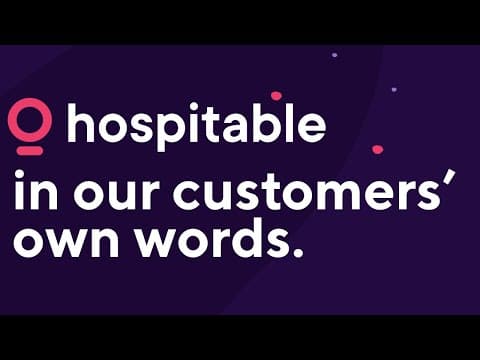 Hospitable.com in our customers' own words
