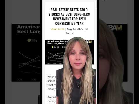 Real Estate beats gold and stocks for over a decade #realestateinvesting