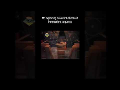 Airbnb checkout instructions are getting out of hand…