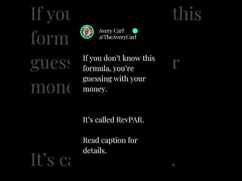 RevPAR = Occupancy Rate x Nightly Rate